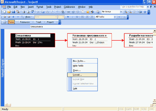  Layout ()  Network Diagram ( )
