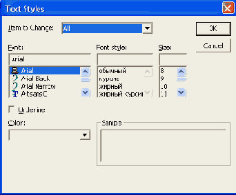  Text Styles ( )